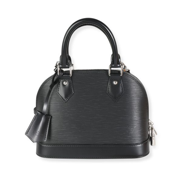 116305 fv Louis Vuitton Noir Epi Leather Alma BB