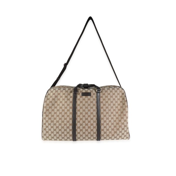 116352 bv 5fff11cc dd03 43b7 856a b555edffea3d Gucci GG Canvas Boston Duffle Bag