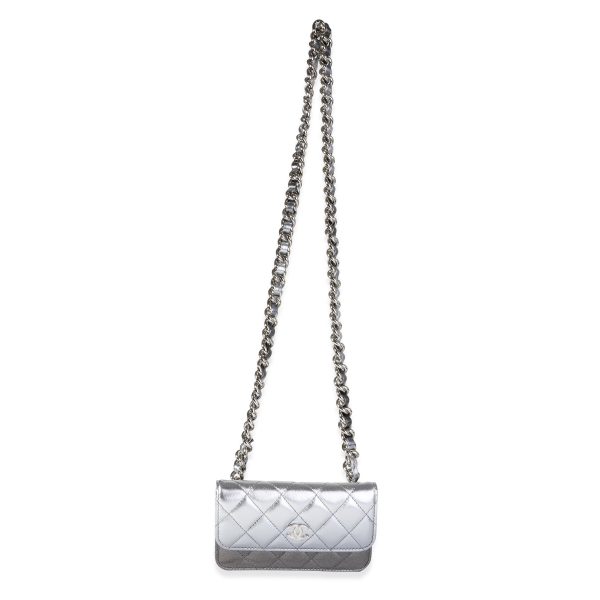 116381 bv Chanel Metallic Gradient Quilted Lambskin Clutch with Chain