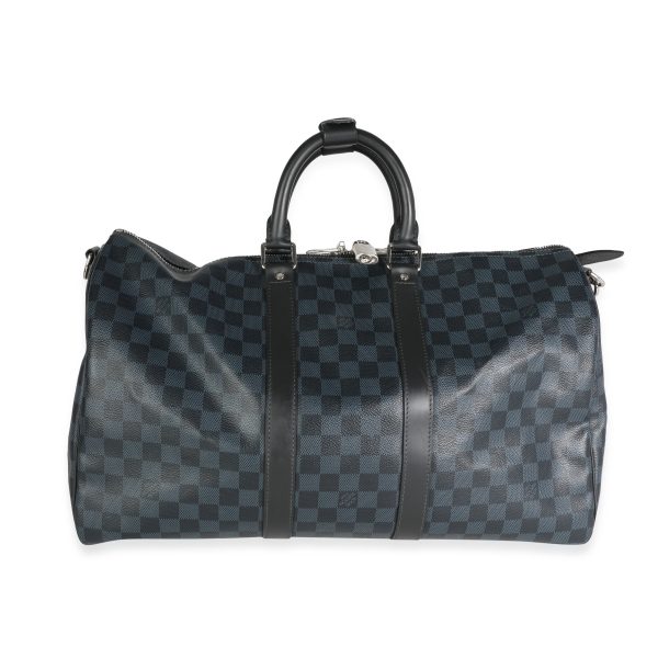 116396 fv ddf3d039 0d96 4f9a acfd 01da3dc1df63 Louis Vuitton Damier Cobalt Keepall Bandoulière 45