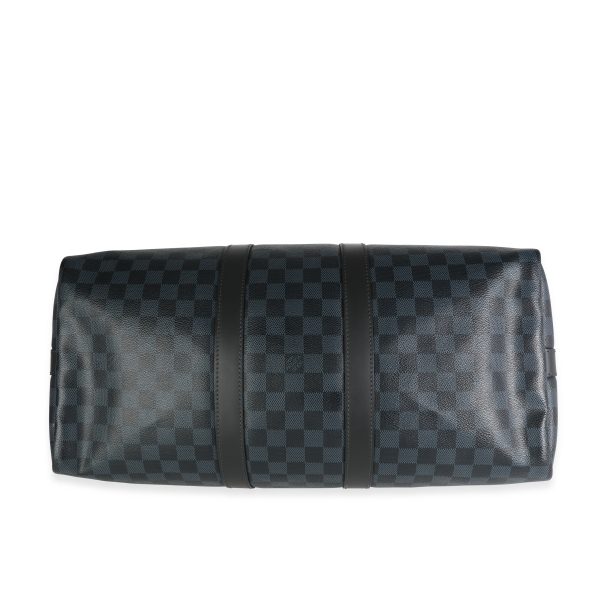 116396 stamp 28fc811b 2d53 4de1 96ae 06b506e7ab2d Louis Vuitton Damier Cobalt Keepall Bandoulière 45