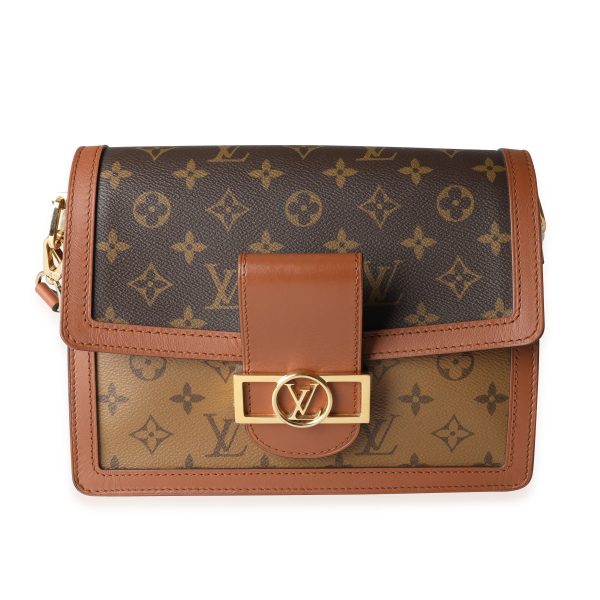 116399 fv Louis Vuitton Monogram Monogram Reverse Canvas Dauphine MM