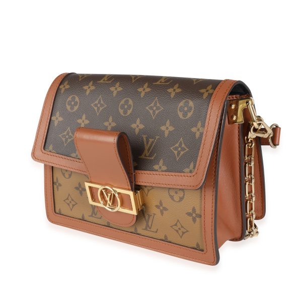 116399 sv Louis Vuitton Monogram Monogram Reverse Canvas Dauphine MM