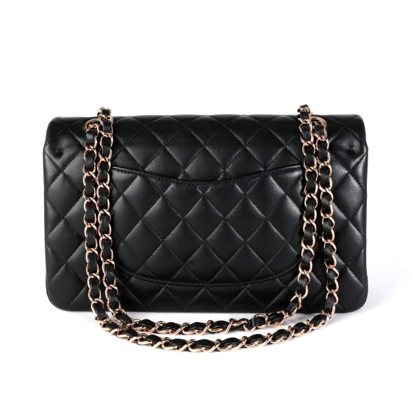 116401 pv 772b1eae a96a 4e52 9886 1271918613fa Chanel Black Quilted Lambskin Medium Classic Double Flap Bag RGHW