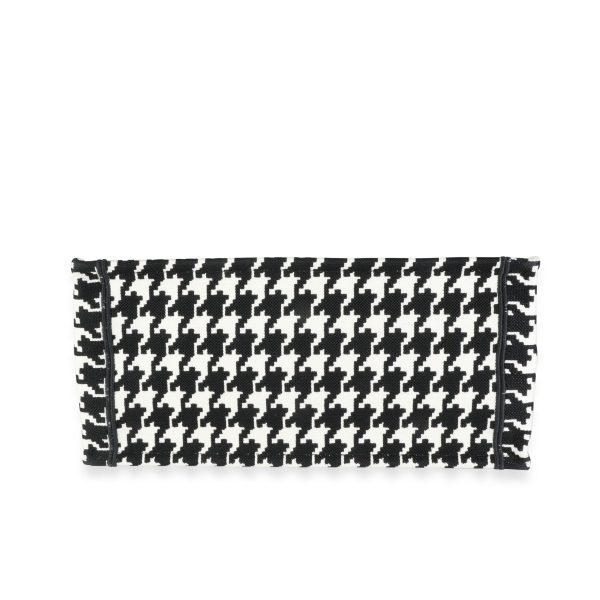 116408 stamp 3e0d53ac 4a65 4f90 ad38 b865d7cbd2ae Dior Black White Houndstooth Small Book Tote