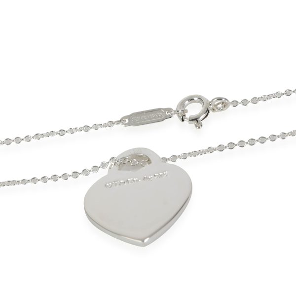 116415 clasp Tiffany Co Return To Tiffany Heart Pendant in Sterling Silver