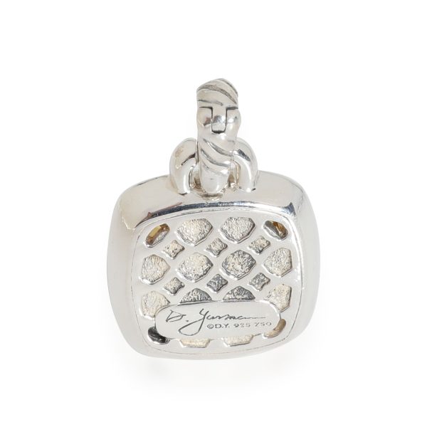 116470 bv 45336edc df66 4261 989b ab04b127ed80 David Yurman Albion Citrine Diamond Pendant Enhancer 18k GoldSterling 032 CT