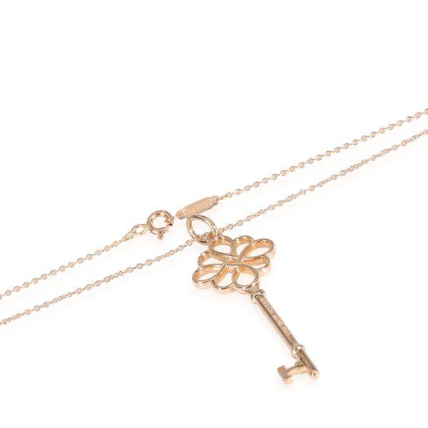 116497 clasp 09f8ad53 d57d 4fbf b0b3 0c7367453f9a Tiffany Co Knot Keys Pendant in 18k Rose Gold