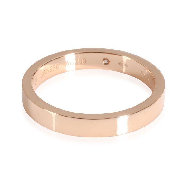 Rose Gold Wedding Band Cartier C De Cartier Diamond Wedding Band in 18k Rose Gold 003 CTW