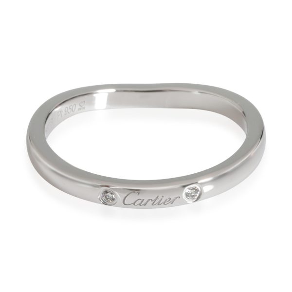 Rings Cartier Ballerine Diamond Band in Platinum 001 CTW