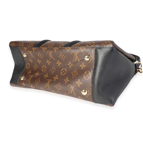 116665 box c0f1f128 bc82 4526 887e b7f1f0695616 Louis Vuitton Black Leather Monogram Canvas Soufflot MM