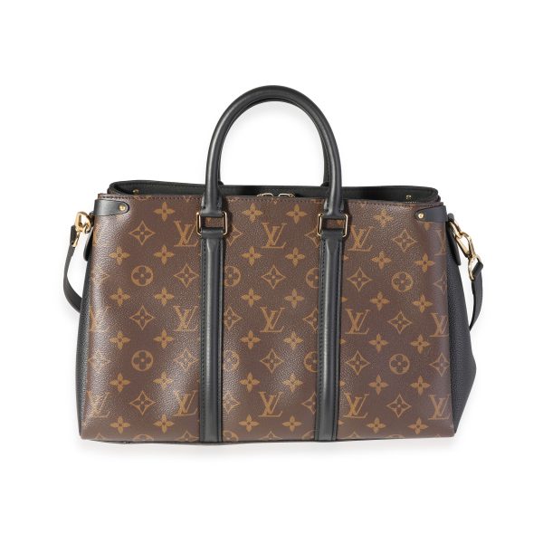 116665 pv cbcf10ef 9cc3 4da7 afba bbe9e8b89f0d Louis Vuitton Black Leather Monogram Canvas Soufflot MM