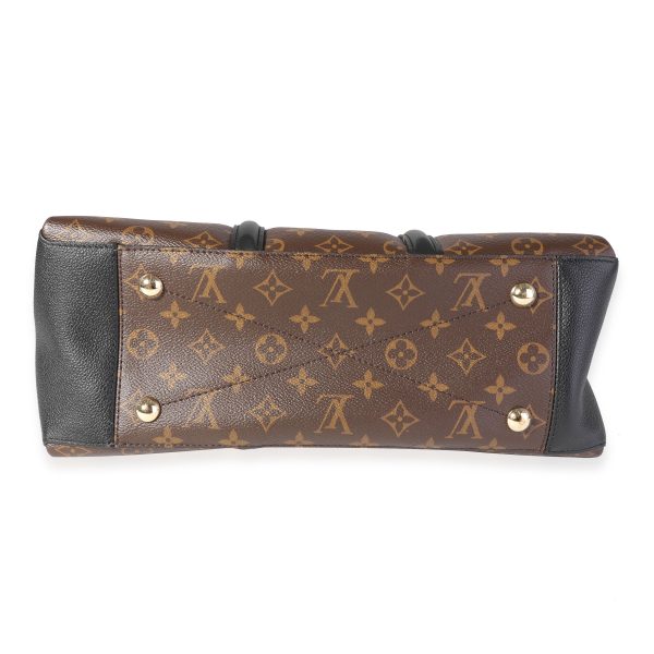 116665 stamp 13b9c6b3 838a 42e6 bcba 61fa690414d9 Louis Vuitton Black Leather Monogram Canvas Soufflot MM