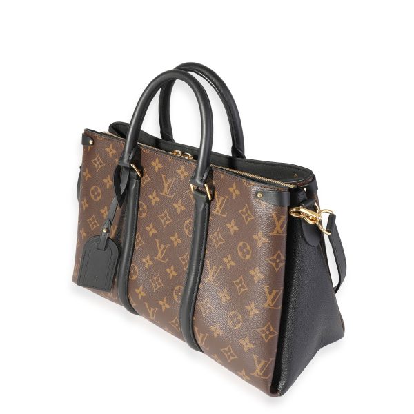 116665 sv 1ddc4954 8fa5 4459 8e34 0f8ed02fc9c6 Louis Vuitton Black Leather Monogram Canvas Soufflot MM