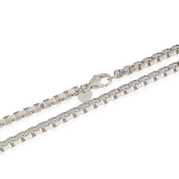 116752 clasp Tiffany Co Venetian Box Link Chain in Sterling Silver