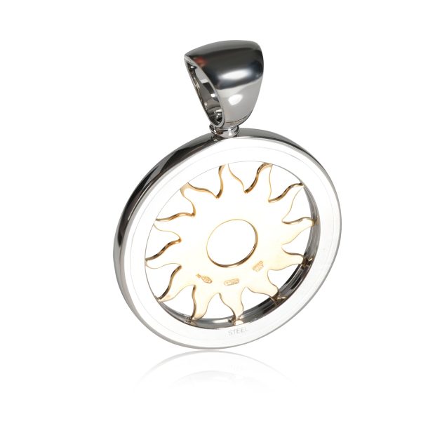 116758 bv cde62b81 f296 4056 be71 a438d1f55294 Bvlgari Tondo Sun Pendant in 18k Yellow GoldSteel