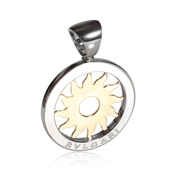 116758 fv d66c796e 5d46 45ea bd17 0ea3c8d7356b Bvlgari Tondo Sun Pendant in 18k Yellow GoldSteel