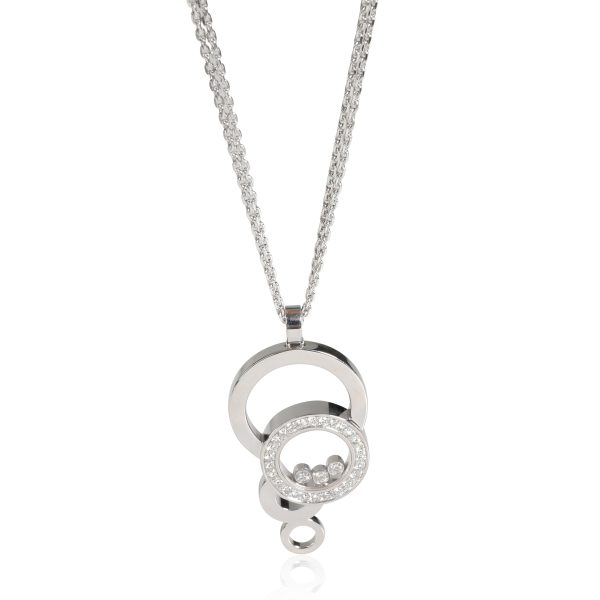 116803 fv e589fc3a a9ea 4aac 9474 0cd78da983f1 Chopard Happy Bubbles Diamond Pendant in 18k White Gold 056 CTW