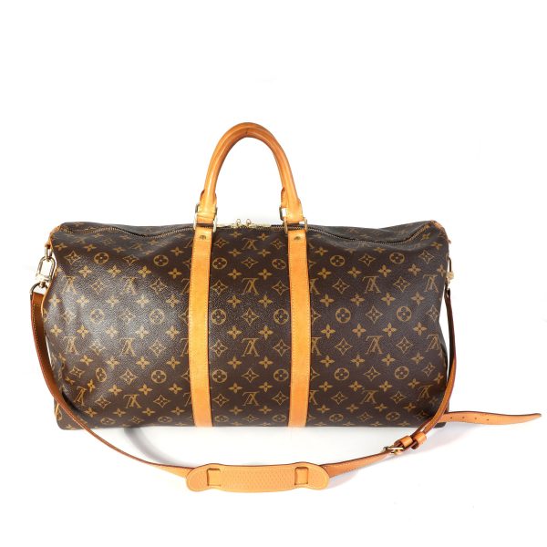 116828 pv Louis Vuitton Monogram Canvas Keepall Bandoulière 55