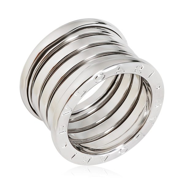 116833 pv BVLGARI BZero1 4 Spiral Ring in 18k White Gold