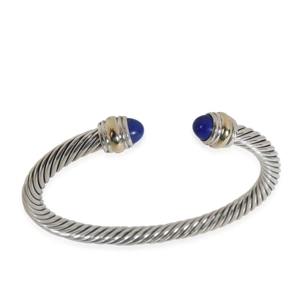 116877 pv David Yurman Cable Classics Lapis Bracelet in 18k GoldSterling