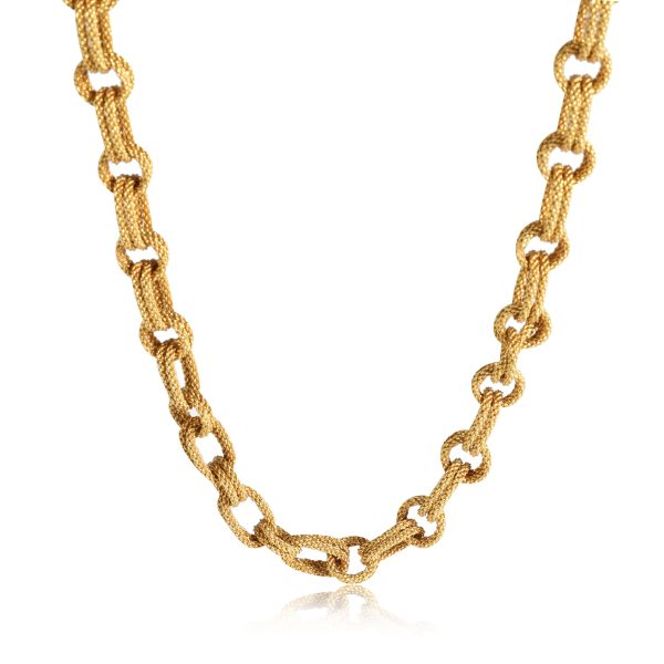 117048 fv 664137f2 fea6 416f bd55 4f9a146ef885 JMP Woven Double Link Necklace in 18K Yellow Gold