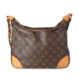 117056 fv Louis Vuitton Cartesier GM Monogram Shoulder Bag Brown