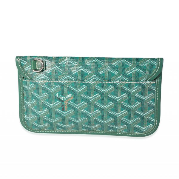 117082 stamp 33c462e7 b084 4661 8395 ed1c71afd853 Goyard Green Goyardine Canvas Pouch