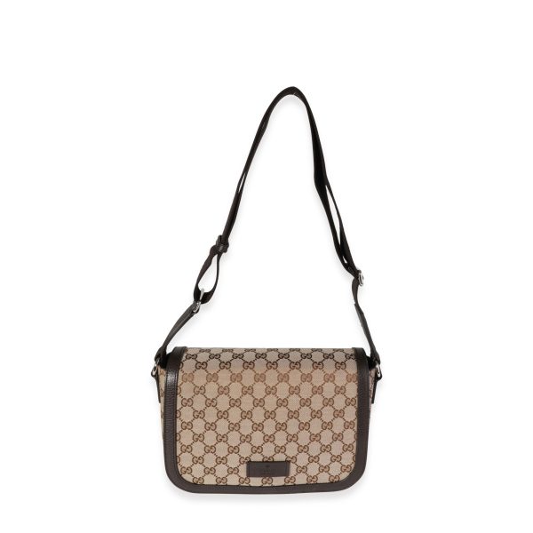 117101 bv Gucci Brown GG Canvas Messenger Bag