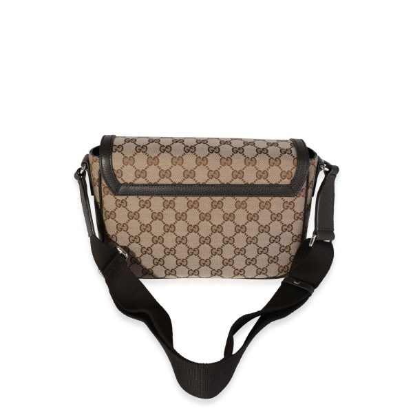 117101 pv Gucci Brown GG Canvas Messenger Bag