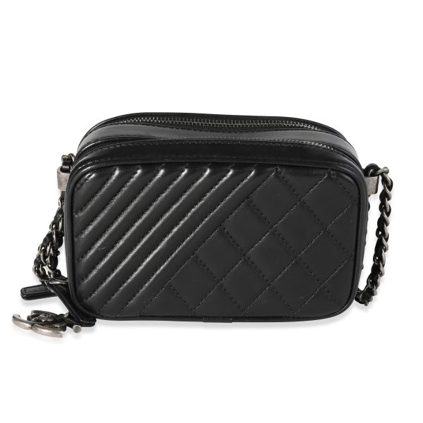 117127 fv f8f201a8 659f 49da 8b6e be02c7711c66 Chanel Black Quilted Lambskin Coco Boy Camera Case