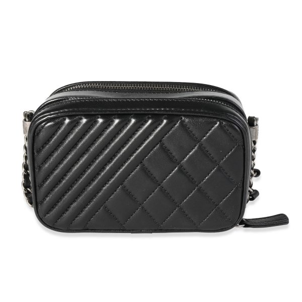 117127 stamp acc42a10 88e6 4c70 a630 9e23234cb83c Chanel Black Quilted Lambskin Coco Boy Camera Case