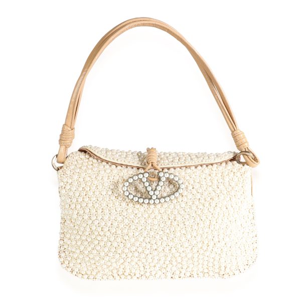 117167 fv 45a2ecb9 751b 456d 9847 3abef8aad112 Valentino All Over Pearl Embellished Baguette