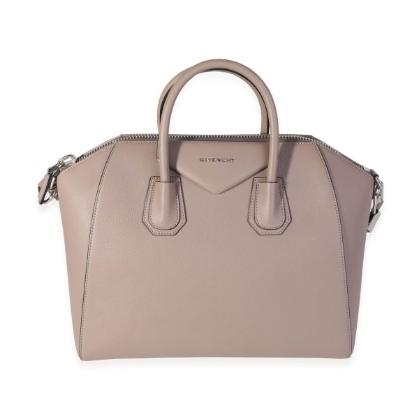 117200 fv Givenchy Taupe Goatskin Medium Antigona Bag