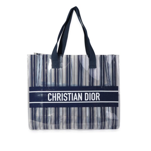 117301 fv 88bb77c6 84ed 41f6 81f8 4dc6cef6887e Dior Blue and White PVC Dioriviera Tote