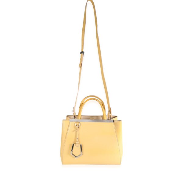 117307 bv b6b6f8ba e469 4de3 8ab0 e7fe8d952799 Fendi Yellow Patent Leather Petite 2jours Tote