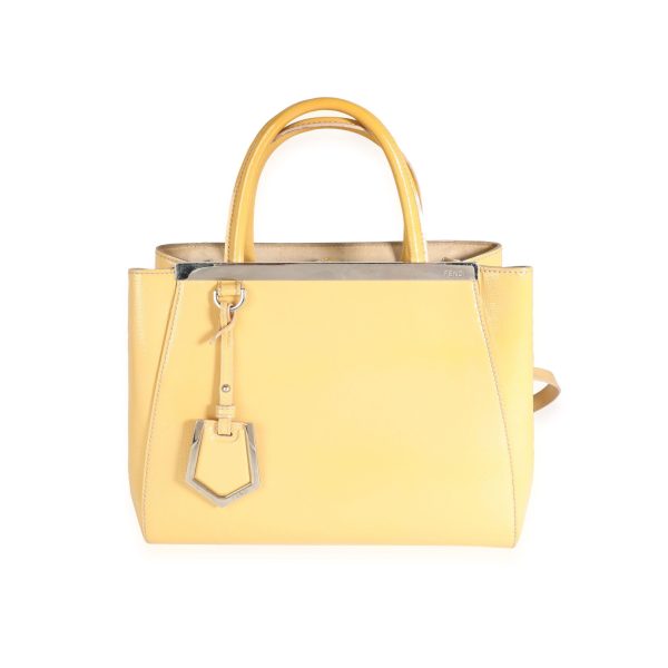 117307 fv 536ca81c dd26 4de6 ab0f c5a236b4e681 Fendi Yellow Patent Leather Petite 2jours Tote