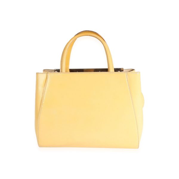 117307 pv 72d582ae d449 4b89 b4e3 8152dd3063f3 Fendi Yellow Patent Leather Petite 2jours Tote