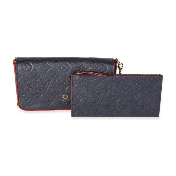 117315 ad1 4b183d72 81fd 4283 9390 477a6cff4abc Louis Vuitton Marine Rouge Monogram Empreinte Leather Félicie Pochette