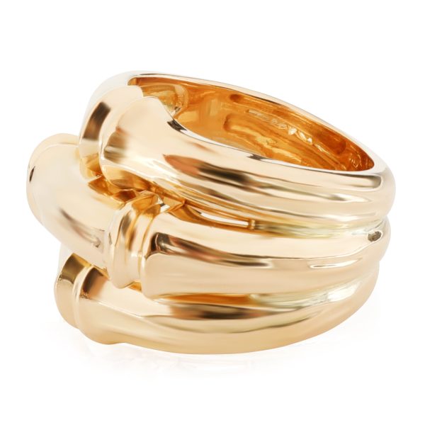 Cartier Cartier 3 Row Bamboo Ring in 18k Yellow Gold