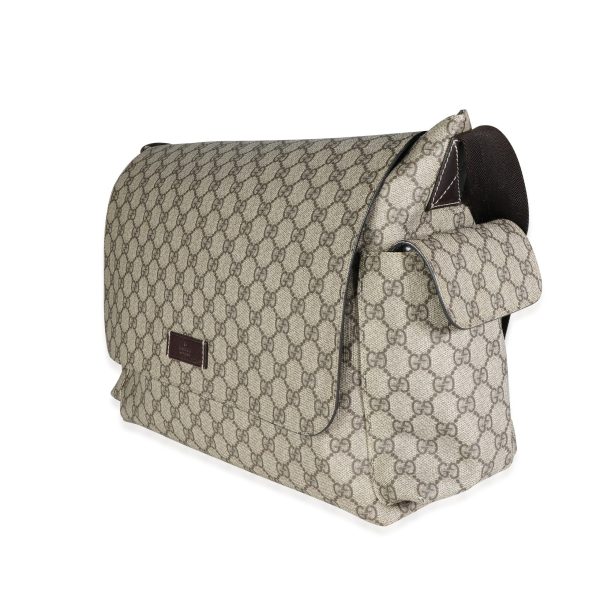 117509 sv 29ef0b78 9915 407d abe1 b68393b92978 Gucci GG Supreme Plus Diaper Bag