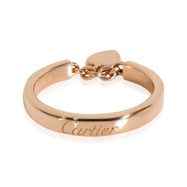 Rings Cartier Cartier Mon Amor Heart Charm Ring in 18k Rose Gold