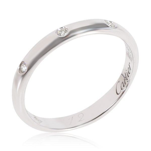 117543 av Cartier 1895 Diamond Wedding Band in Platinum 003 CTW