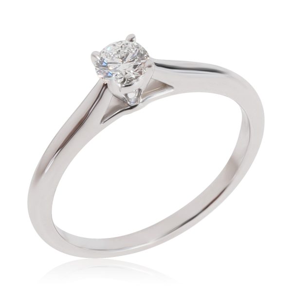 117544 av Cartier 1895 Diamond Engagement Ring Ring in Platinum E VVS1 021 CTW