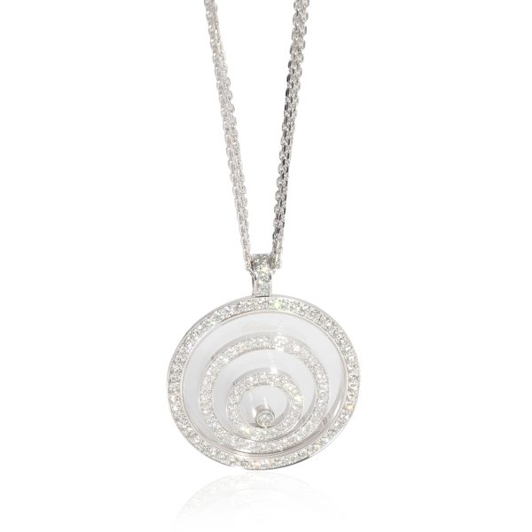 117560 fv cfbb93dc ce0e 4889 8013 7c797d6bdfb6 Chopard Happy Spirit Diamond Pendant in 18k White Gold 091 CTW