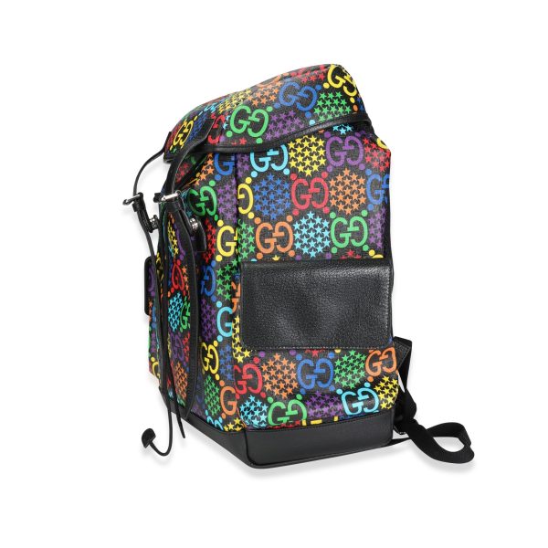 117578 pv Gucci Limited Edition Psychedelic Rainbow GG Supreme Canvas Medium Backpack