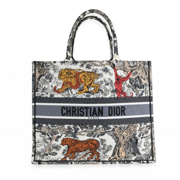 117585 fv f0984ca8 44dd 41cb 9454 a6471e6e1797 Dior Multicolor Dioriviera Toile De Jouy Embroidery Book Tote