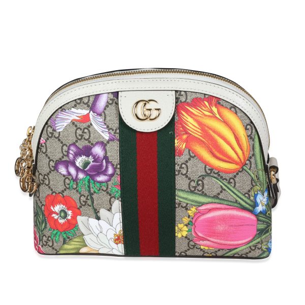 117597 fv 57286740 cd85 424a 84f1 f4e2214bf6d6 Gucci GG Supreme Flora Web Small Ophidia Dome Bag