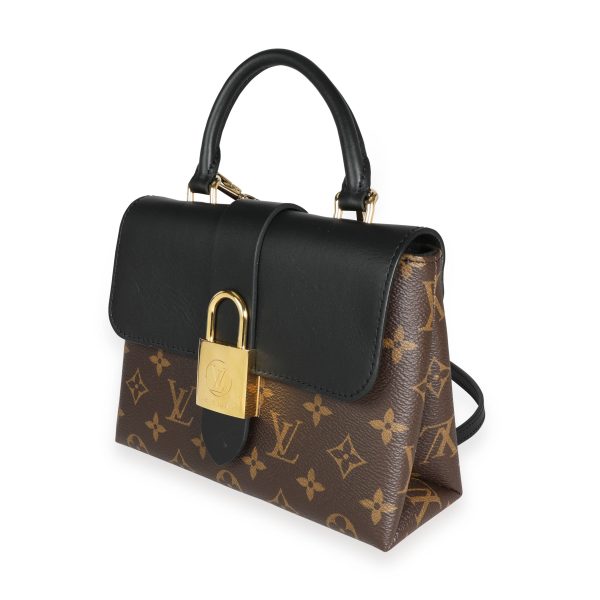 117600 sv b05041f3 5582 468f 97f6 7aa9538dae7b Louis Vuitton Black Leather Monogram Canvas Locky BB