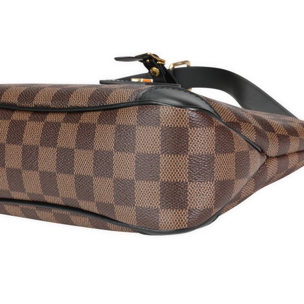 117616 box Louis Vuitton Damier Ebene Black Leather Odeon PM